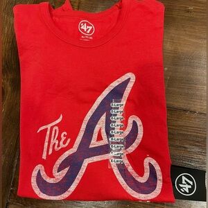 47 Mens Atlanta Braves Short Sleeve